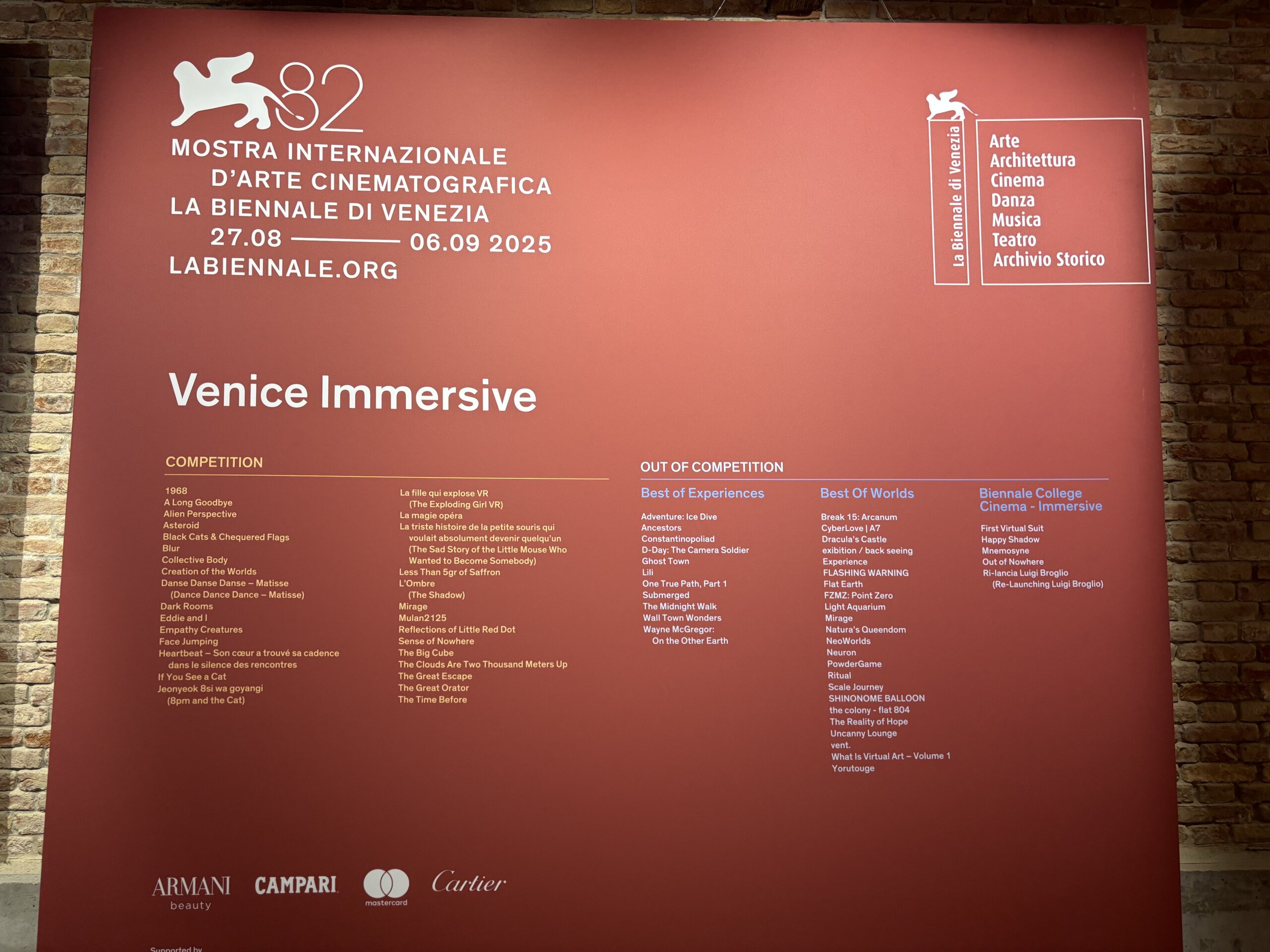 Venice Immersive 2025